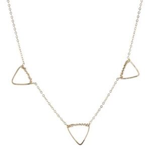 PEGGY LI TRIPLE GEO SHAPE NECKLACE